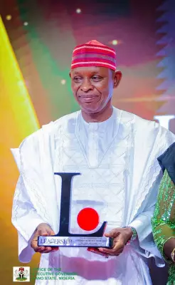 Governor Abba Kabir Yusuf Wins 2025 Nigeria Excellence Award, Honored Across Party Lines