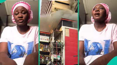 Great Nigeria Tower Fire: Lady Laments as Parents' Store Burns Again