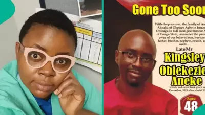 Late Kingsley Aneke's Female Friend Breaks Silence on His Pre-Written Tribute
