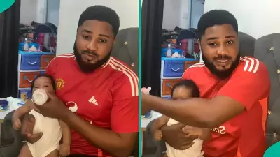 Man Cries Out as Wife Abandons Him With 3-Month-Old Baby Over 'Little Misunderstanding'