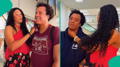 Nigerian Lady's Emotional Airport Reunion with American Man After 20 Months Online Dating