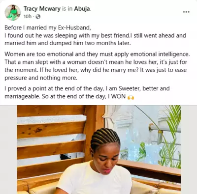 Nigerian Woman Reveals She Married Ex-Husband Despite His Affair With Best Friend