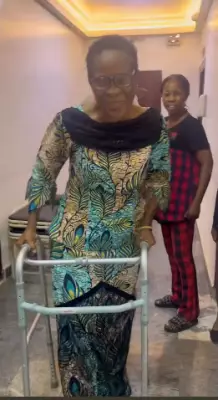 Nigerian Woman's Best Christmas Gift: Mother Walks Out of Hospital
