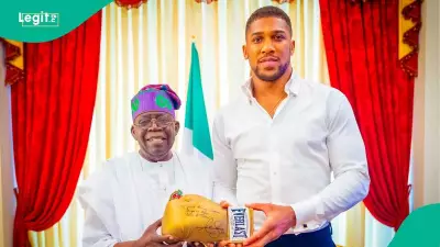 Tinubu Did Not Visit Anthony Joshua in Hospital, Presidency Debunks Viral Photo