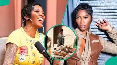 Tiwa Savage Stuns Guests with $500 Christmas Cash Gifts at Lavish Dinner