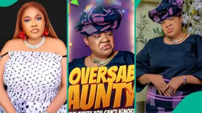 Toyin Abraham Breaks Down, Alleges Cinema Sabotage of Her Movie 'Oversabi Aunty'