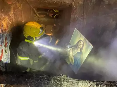 Virgin Mary Painting Survives House Fire in Serbia, Firefighters Call It a Miracle