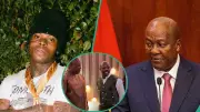 Asake Meets Ghana's John Mahama: Viral Photos Spark Reactions
