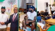 Davido Meets Sierra Leone President, Promises Bigger Stadium Concert