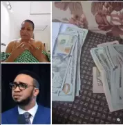 Doris Ogala Shows $10k, Claims Pastor Chris Okafor Gave Cash to Retract