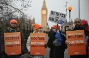 England Doctors Strike for 14th Time Over Pay Dispute with Labour Government