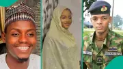 Lt. Yerima's Wife's Name Revealed as Nigerian Man Congratulates Viral Naval Officer