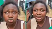 Nigerian Businesswoman in Tears as Neighbour Alerts Her to Shop Fire
