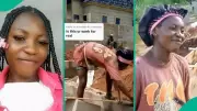 Nigerian Lady Becomes Carpenter After Father's Death, Inspires Online