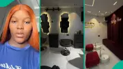 Nigerian Lady Celebrates Building Business Place from Scratch, Video Goes Viral