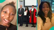 Nigerian Lady, Nafisat Gbadamosi, Celebrates UK Citizenship After 5-Year Journey