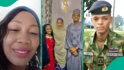 Nigerian Lady Reacts to Lt. Yerima's Wedding Photos, Spots Unusual Detail