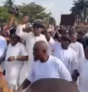 ‘No Wike, No Rivers State’: Supporters March for FCT Minister in Viral Video