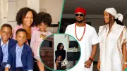 Paul Okoye's Kids Share Heartwarming First Christmas With Baby Sister