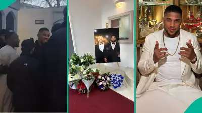 Anthony Joshua's Smile at Friends' Burial Sparks Concern: 