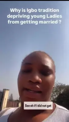 Igbo Marriage Traditions Under Fire: Young Woman Decries Financial Demands