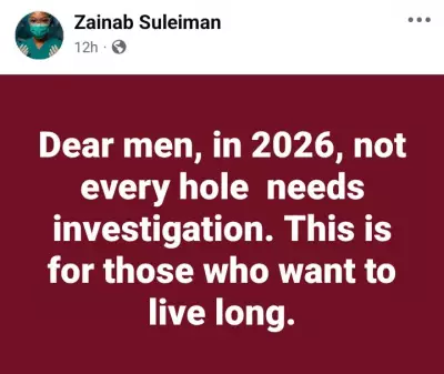 Nigerian Doctor's 2026 Advice: 'Not Every Hole Needs Investigation' for Men