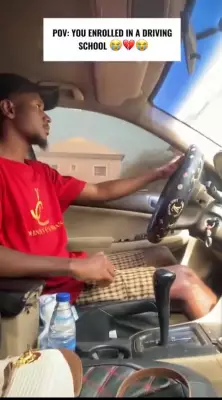 Nigerian Driving School Instructor's Harsh Methods Exposed in Viral Video