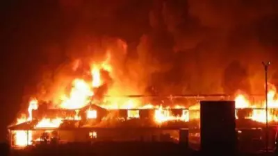 Solar Panel Fire Destroys N200m Goods in Minna Market