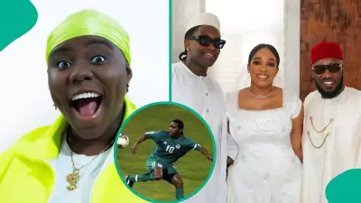 Teni Serenades Jay-Jay Okocha at Daughter's Wedding: 'My Childhood Hero'