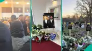 Anthony Joshua Attends London Burial for Friends Killed in Ogun Crash, Video Sparks Reactions
