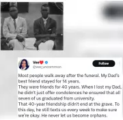 Father's Best Friend Stays 14 Years After Funeral, Supports 7 Children