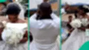 Groom Arrives Late to Wedding, Sprays Money on Bride to Appease Her in Viral Video
