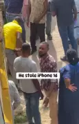 iPhone 16 Thief Caught Red-Handed in Abuja Office Drama (Video)