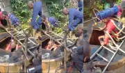 Lagos Fire Service Rescues 84-Year-Old Man from Deep Well in Aboru Community