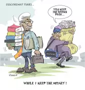 Nigerian Cartoonist's Satirical Take on National Issues in Guardian Publication
