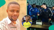 Nigerian Man Reacts to Ronaldo's Funny Gesture Towards Sadio Mane at Al-Nassr AFCON Celebration