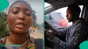 Nigerian Woman's Viral Ride: Driver's Partner Monitors Trip on Loudspeaker