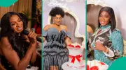 Nollywood Stars Grace Junior Pope's Widow's Birthday Dinner in Style