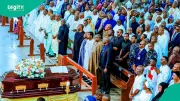 Senator Godiya Akwashiki Laid to Rest: Akpabio, Governors Mourn at Lafia Funeral