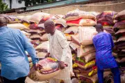 Senator Idiat Adebule Distributes 1,000 Bags of Rice to Lagos West Constituents