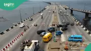 Sleepy Lexus Driver Causes Collision on Third Mainland Bridge, Traffic Gridlock