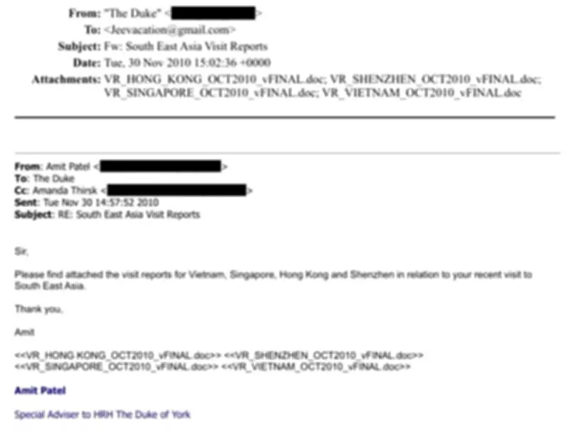 UK Police Investigate Prince Andrew Over Alleged Leaks of Confidential Trade Information to Jeffrey Epstein