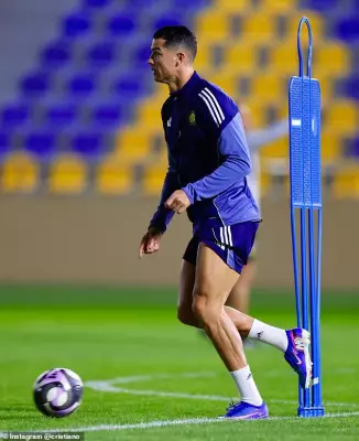 Cristiano Ronaldo Resumes Training Amid £488k-Per-Day Strike at Al-Nassr