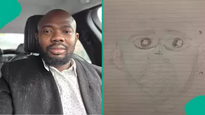 Nigerian Father's Hilarious Disappointment Over Daughter's Artistic Sketch Goes Viral