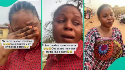 Nigerian Mother's Emotional TikTok Video of Crying After School Drop-Off Goes Viral