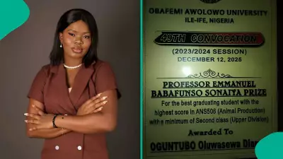OAU Graduate's Remarkable Journey: From 2.92 CGPA to First Class Honors