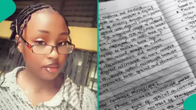 UNICAL Student's Stunning Handwriting Goes Viral on TikTok, Sparks Online Challenge