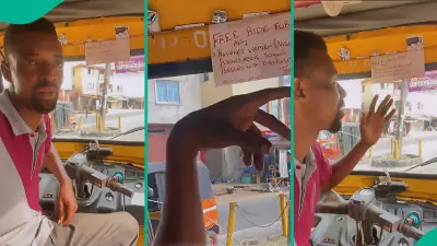 Uyo Keke Driver's Free Ride Policy for Vulnerable Groups Goes Viral, Sparks Widespread Praise