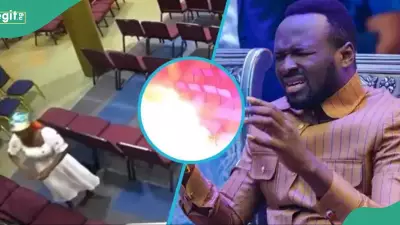 Woman Apprehended Attempting to Set Ghanaian Pastor's Church Ablaze in Viral Incident