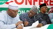 Atiku, Obi, and Aregbesola Unite to Reject 2026 Electoral Act in Abuja Press Conference